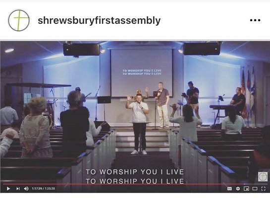 Our worship is live-streamed during the pandemic