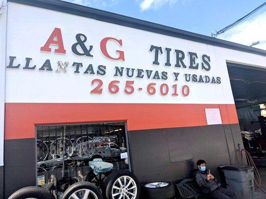 A & G TIRE SERVICE, INC. - entrance and logo of A & G TIRE SERVICE, INC. -