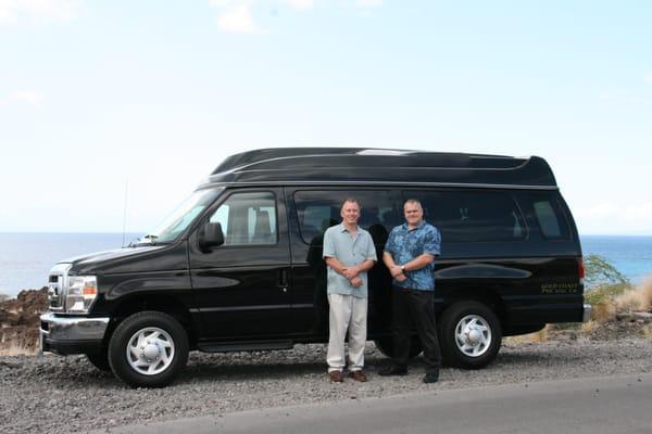 What a great van for touring the amazing sights of the island of Hawaii!!