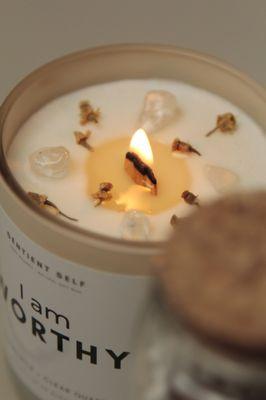 Our wooden wicks make a beautiful crackling noise to add to the experience.