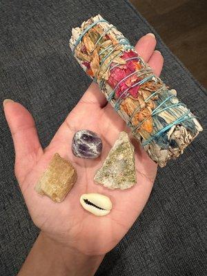 Fertility Crystals + New Beginnings Sage