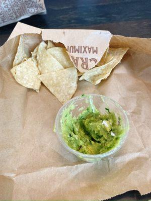 Chips and guacamole