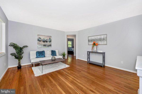 LIVING ROOM AFTER RENOVATION.