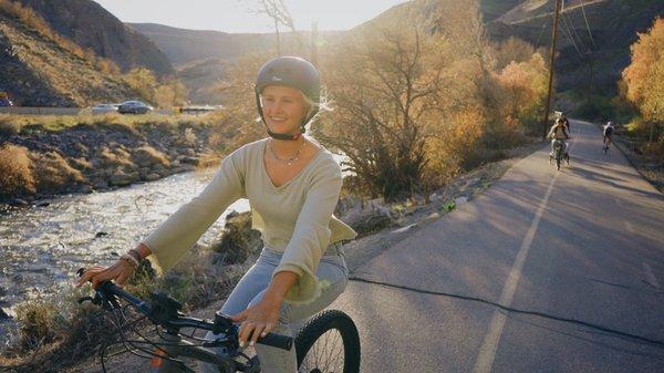 Enjoy a cruise along the Provo River Path!