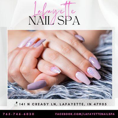 Lafayette Nail Spa
 141 N Creasy Ln, Lafayette, IN 47905
765-746-6030