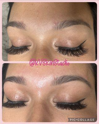 Brow wax and stain