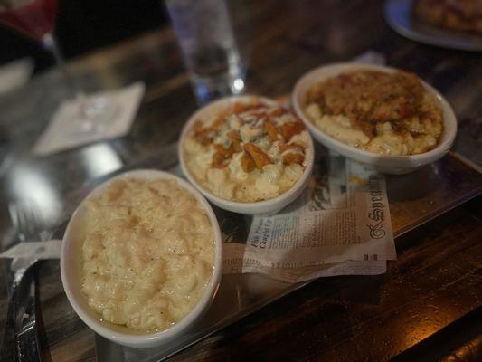 Mac n cheese trio