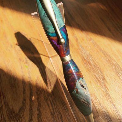 Hybrid Wood/Resin Pen