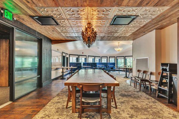 Back Dining Room at Slope Room inside Gravity Haus Vail