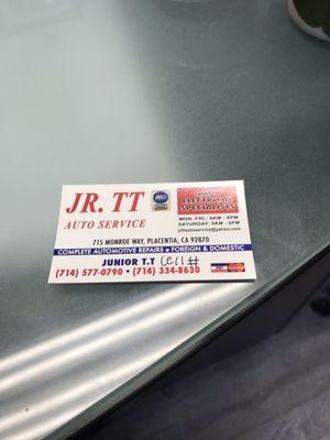 JRTT Auto Service