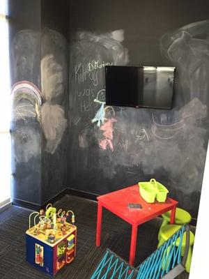 Drawing wall for kids