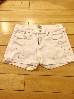 J Crew White Jean Shorts frontside before