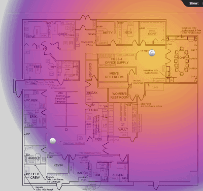 Wi-Fi Heat Map