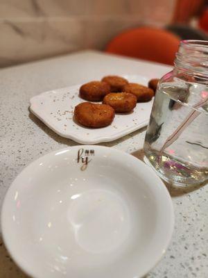 Pumpkin Cakes (I think).  Addicting Dessert