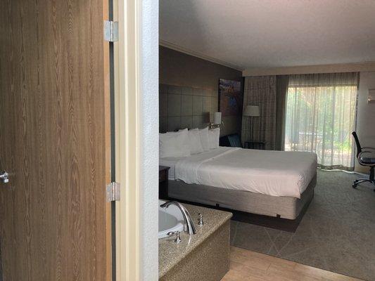 Room with Jacuzzi tub