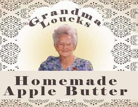 Grandma Loucks Homemade Apple Butter