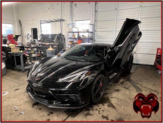 C8 Corvette Lambo door upgrade