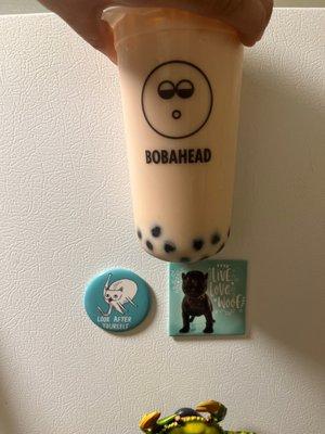 Rose milk tea