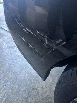 Bumper damage