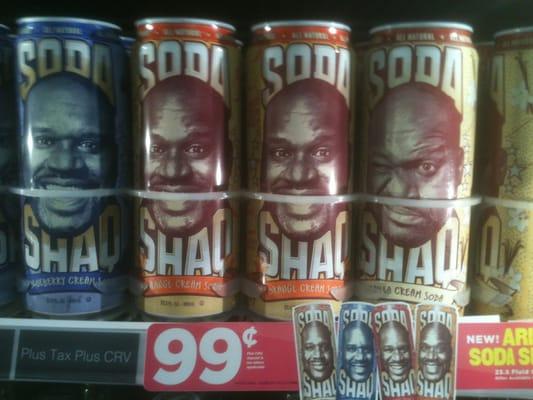 Shaq soda, had to try. Orange cream...