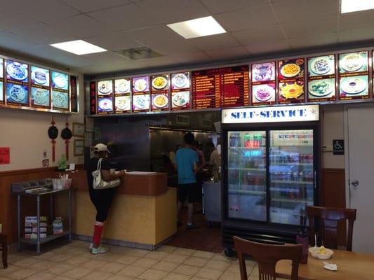 Typical Chinese take out joint.  Moo Goo Giapan and boneless pork broccoli wow. Great flavor.