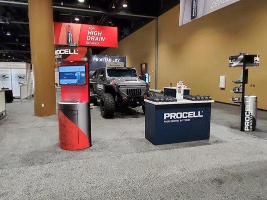 A recent Procell exhibit featuring beMatrix framing