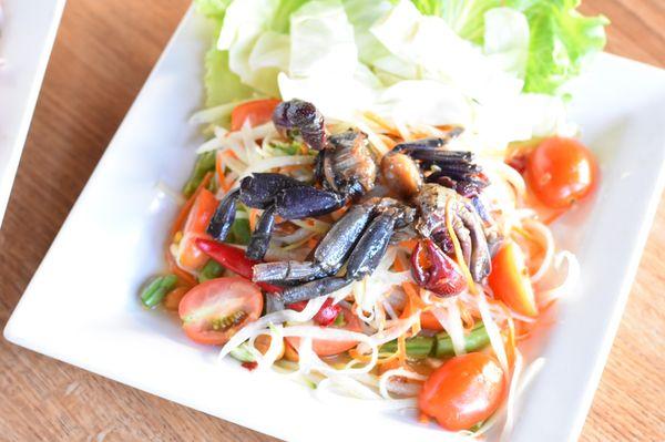 Salted Crab Papaya Salad