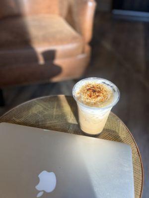 Crème Brûlée Latte