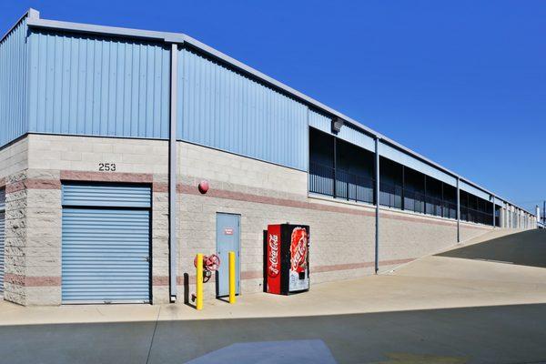 Exterior view of storage units