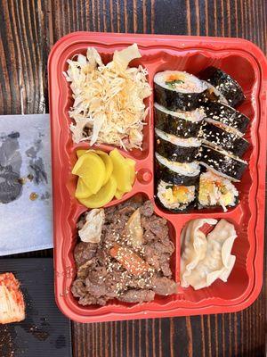 Gimbap and Bulgogi Box