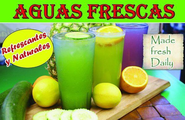 Aguas frescas son mis favorites todo el tiempo...