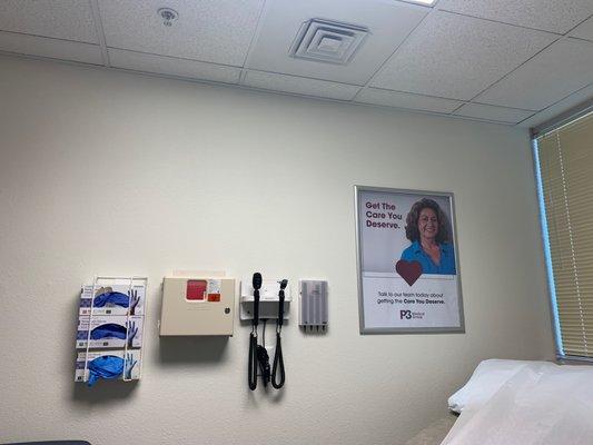 Nice and clean patient room