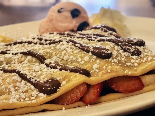 Strawberry Royale Sweet Crepe