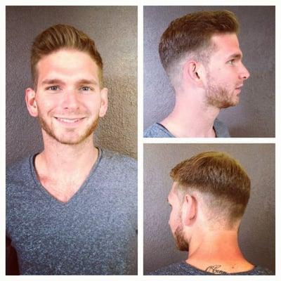 men's haircut