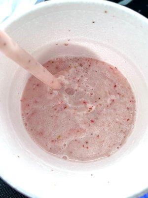 Strawberry  Banana  Apple Juice  and Yogurt Smoothie