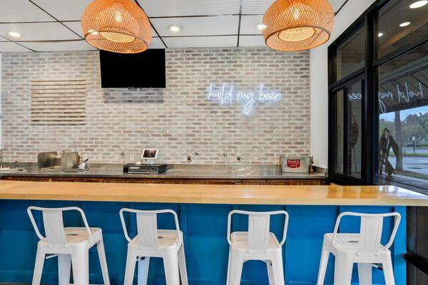 Bar seating at The Ponte Vedra Tap Room.