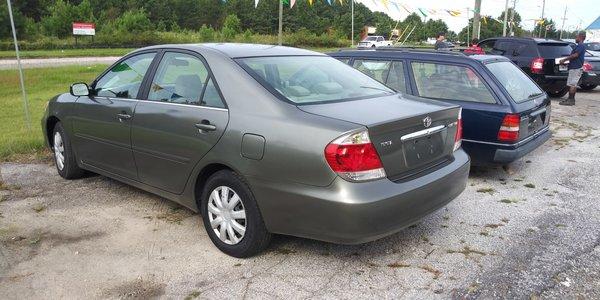 2005 Toyota Camry ..Buy here. Pay here. Min. down payment $1200.00. No credit check. No paystubs. No problem. Come see us