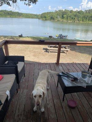 Cabins with patios on Lake Bob Sandlin