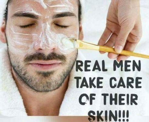 Men! Book your skin treatment today! Includes enzyme mask to keep your skin free from ingrowns, hot towel service and neck/shoulder massage.