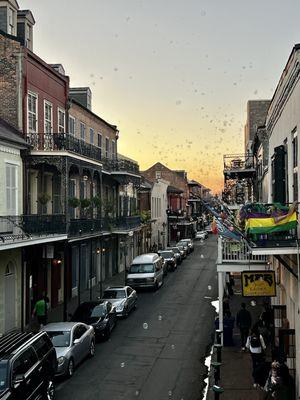 View from balcony