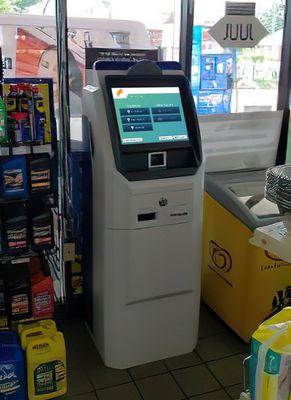 Bitcoin ATM available at Primos Exxon, for buying and selling Bitcoin using cash. Super easy to use. Excellent service!