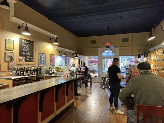 Front dining area