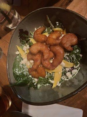 Hot Honey Shrimp salad with Honey Hot Shrimp & Mango Salad