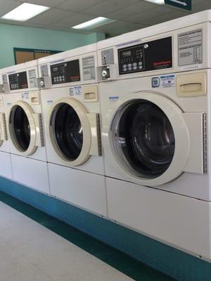 Smaller washing machines- $2 a load.