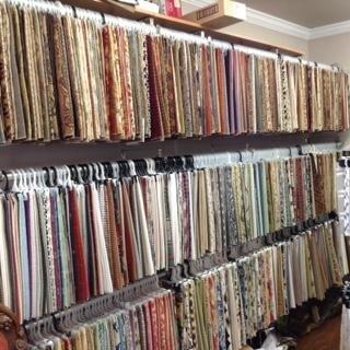 We have a large showroom of fabrics to select from