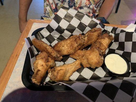 Dry Rub Wings and Ranch