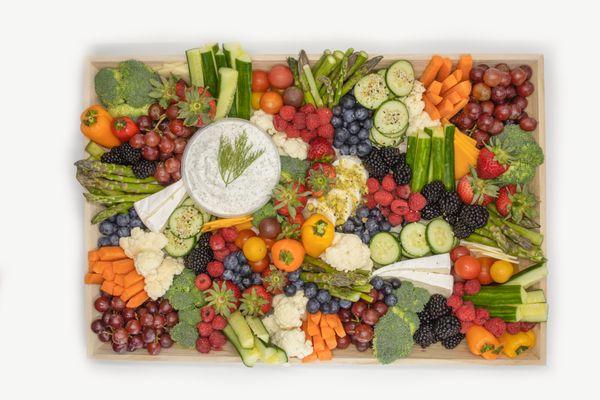 Fruit, Veggies & Cheese Large Charcuterie Board