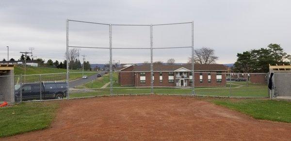 20' tall backstop MVCC