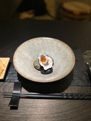 Oyster - Trout Roe, Daikon Radish, Ponzu