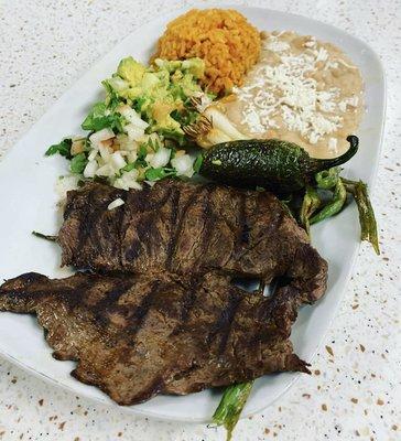 Plato de Carne Asada